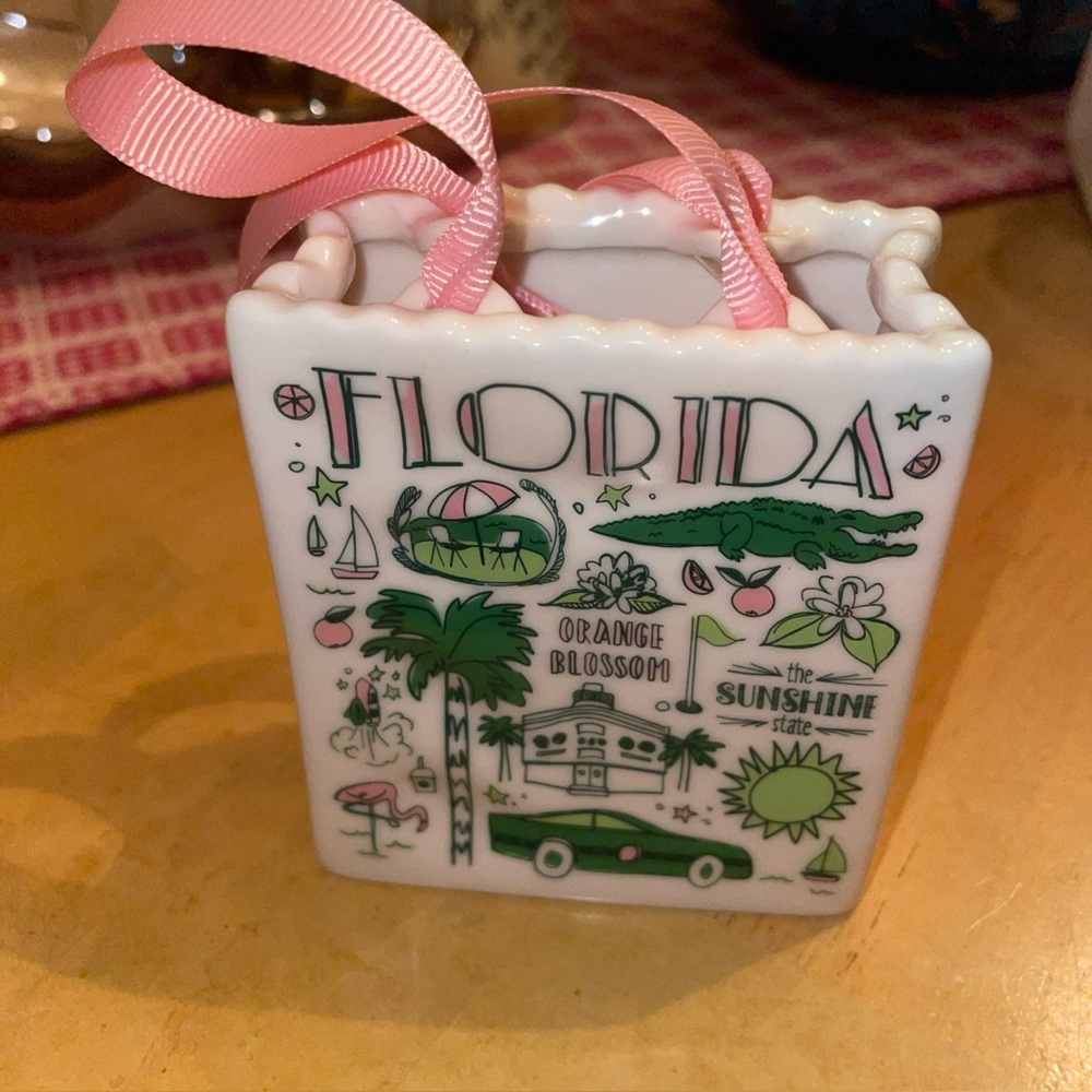 Starbucks been there Florida Ceramic Ornament.